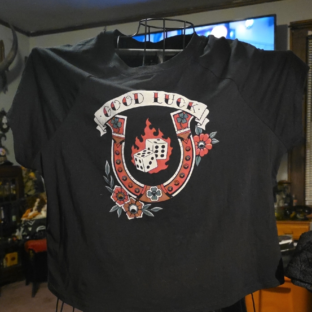 Torrid Retro Chic Black Tee